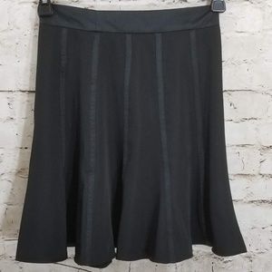 Forever 21 Black Flare Hem Skirt